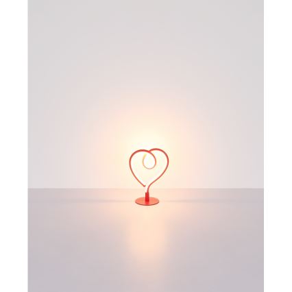 Globo - LED Asztali lámpa LED/6W/230V piros