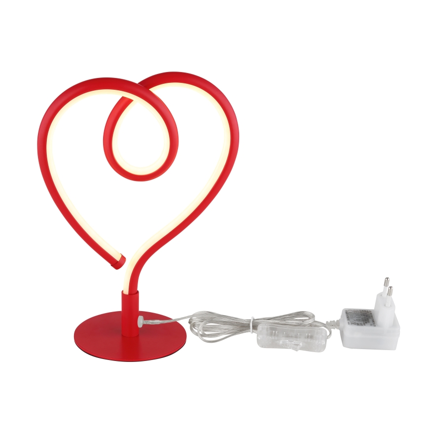 Globo - LED Asztali lámpa LED/6W/230V piros