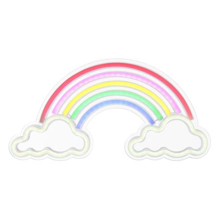 Globo - LED neon falra szerelhető dekoráció LED/3W/USB szivárvány