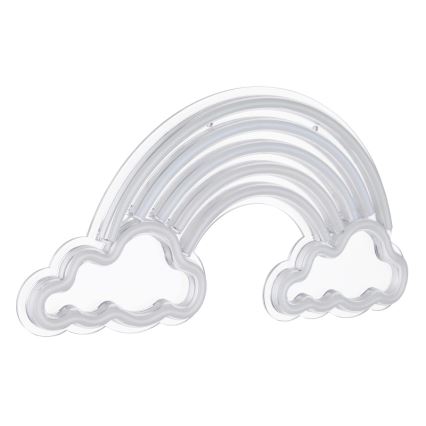 Globo - LED neon falra szerelhető dekoráció LED/3W/USB szivárvány