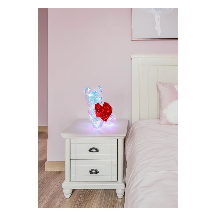 Globo - LED asztali dekoráció LED/6W/5V USB medve
