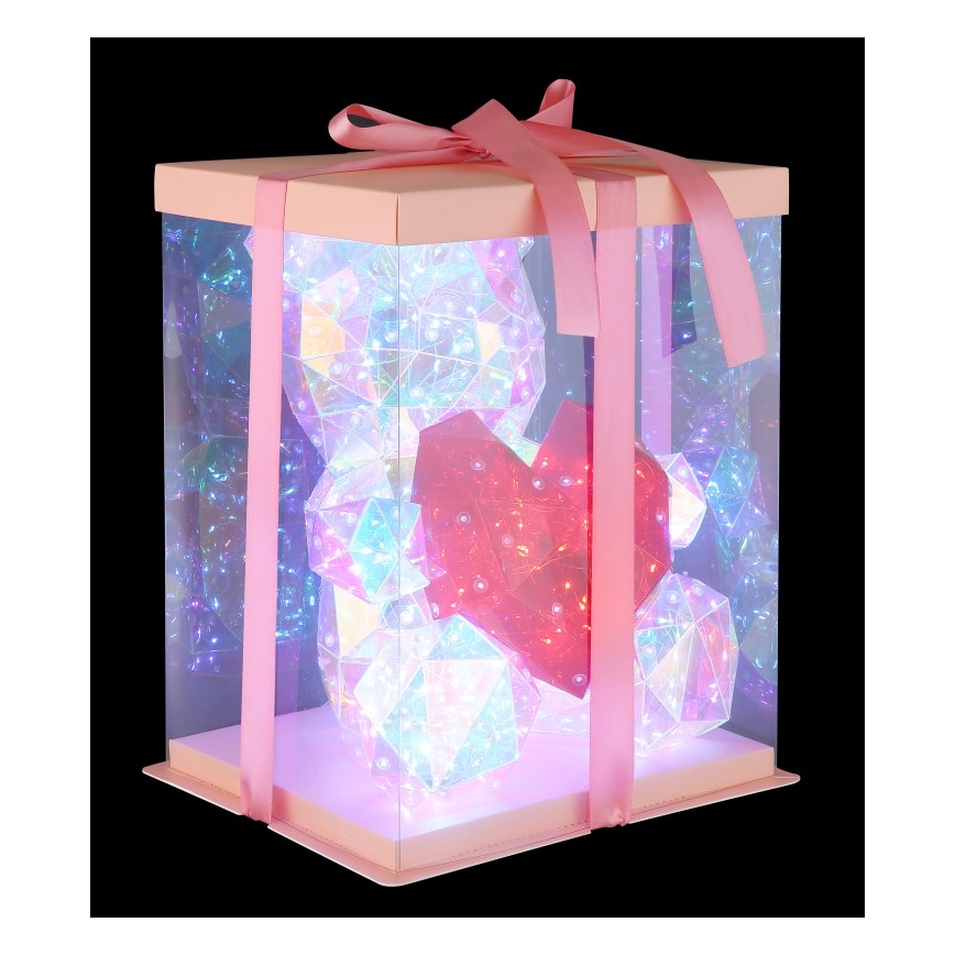 Globo - LED asztali dekoráció díszdobozban LED/6W/5V USB maci
