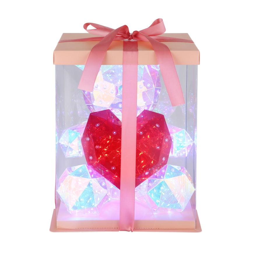 Globo - LED asztali dekoráció díszdobozban LED/6W/5V USB maci
