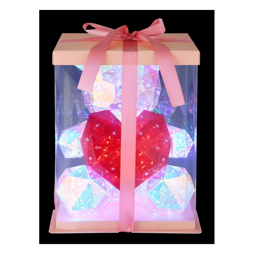 Globo - LED asztali dekoráció díszdobozban LED/6W/5V USB maci