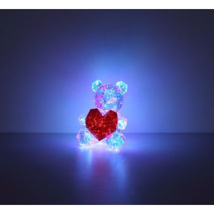 Globo - LED asztali dekoráció díszdobozban LED/6W/5V USB maci