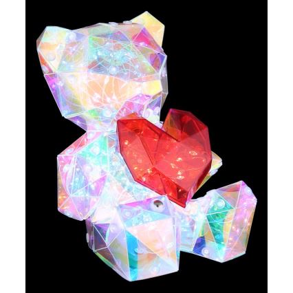 Globo - LED állítható fényerejű, tölthető asztali dekoráció LED/3W/5V 1200 mAh medve