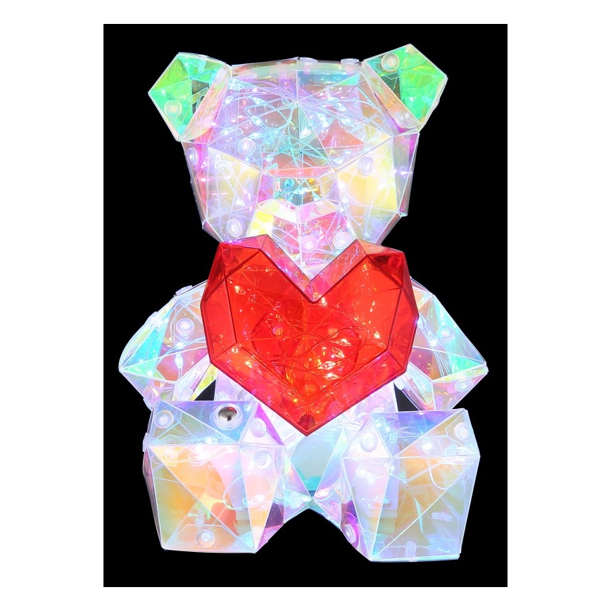 Globo - LED állítható fényerejű, tölthető asztali dekoráció LED/3W/5V 1200 mAh medve