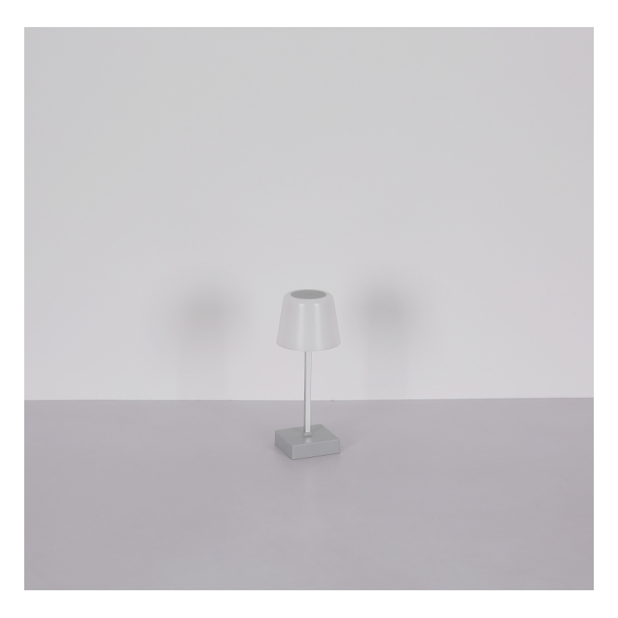 Globo - LED érintőkapcsolós asztali lámpa, állítható fényerővel LED/2W/5V 3000/4500/6500K 800 mAh bézs