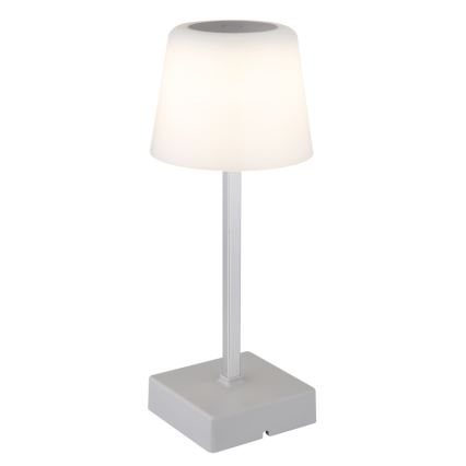 Globo - LED érintőkapcsolós asztali lámpa, állítható fényerővel LED/2W/5V 3000/4500/6500K 800 mAh ezüst