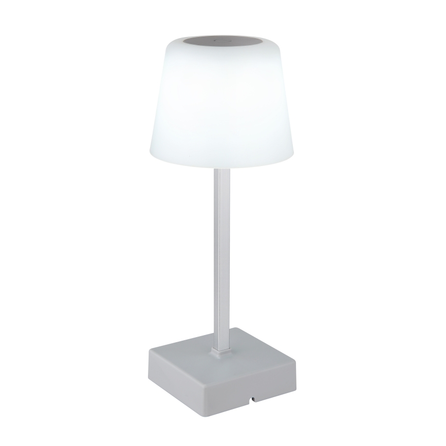 Globo - LED érintőkapcsolós asztali lámpa, állítható fényerővel LED/2W/5V 3000/4500/6500K 800 mAh ezüst