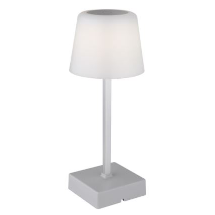 Globo - LED érintőkapcsolós asztali lámpa, állítható fényerővel LED/2W/5V 3000/4500/6500K 800 mAh ezüst