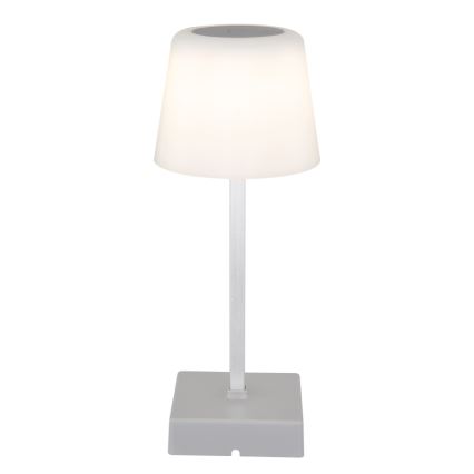 Globo - LED érintőkapcsolós asztali lámpa, állítható fényerővel LED/2W/5V 3000/4500/6500K 800 mAh ezüst