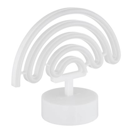 Globo - LED neon asztali dekoráció LED/2W/3xAA szivárvány