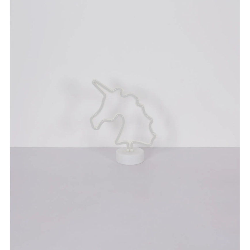 Globo - LED neon asztali dekoráció LED/2W/3xAA unikornis