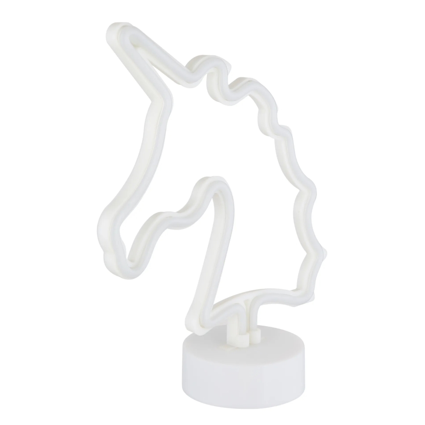 Globo - LED neon asztali dekoráció LED/2W/3xAA unikornis