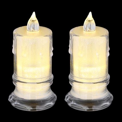 Globo - KÉSZLET 2x LED Gyertya LED/0,25W/3xLR1130