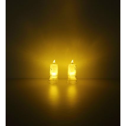 Globo - KÉSZLET 2x LED Gyertya LED/0,25W/3xLR1130