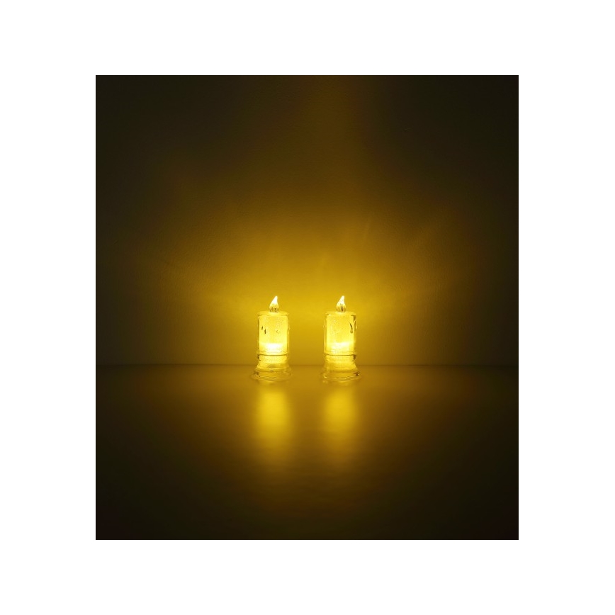 Globo - KÉSZLET 2x LED Gyertya LED/0,25W/3xLR1130