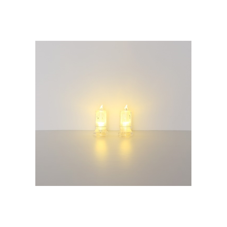 Globo - KÉSZLET 2x LED Gyertya LED/0,25W/3xLR1130