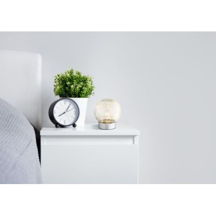 Globo - LED dekoratív újratölthető asztali lámpa 25xLED/0,06W/5V 600 mAh IP44