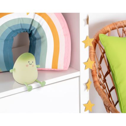 Globo - LED RGBW, fényerőszabályozható, újratölthető gyermek éjjeli lámpa LED/2W/5V 1200 mAh, mangó
