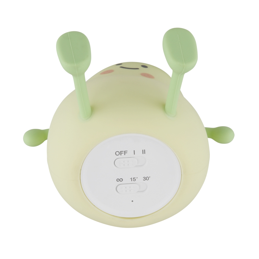 Globo - LED RGBW, fényerőszabályozható, újratölthető gyermek éjjeli lámpa LED/2W/5V 1200 mAh, mangó