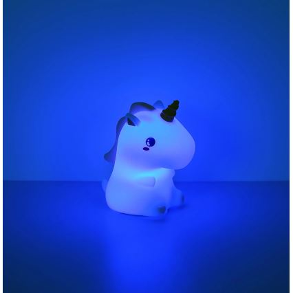 Globo - LED RGBW fényerőszabályozható, újratölthető gyerekeknek szánt éjszakai lámpa LED/1,5W/5V 1200 mAh unikornis