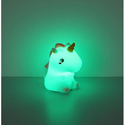 Globo - LED RGBW fényerőszabályozható, újratölthető gyerekeknek szánt éjszakai lámpa LED/1,5W/5V 1200 mAh unikornis
