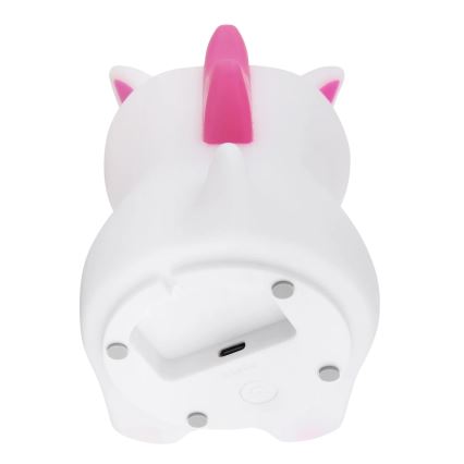 Globo - LED RGBW fényerőszabályozható, újratölthető gyerekeknek szánt éjszakai lámpa LED/1,5W/5V 1200 mAh unikornis