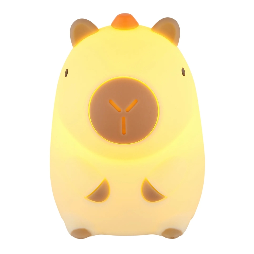 Globo - LED RGBW fényerőszabályozható, újratölthető gyermek éjjeli lámpa LED/1,5W/5V 1200 mAh kapibara