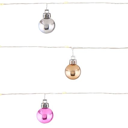 Globo - LED  fényfüzér 20xLED/2xAA 2,2m meleg fehér