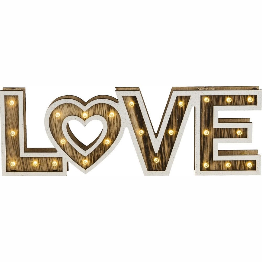 Globo 29976 - LED asztali lámpa LOVE 24xLED/0,06W/3xAA fa
