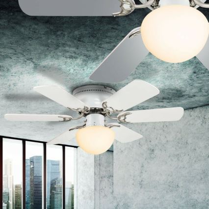 GLOBO 03070 - Mennyezeti ventilátor FORMENTERA 1xE27/60W/230V
