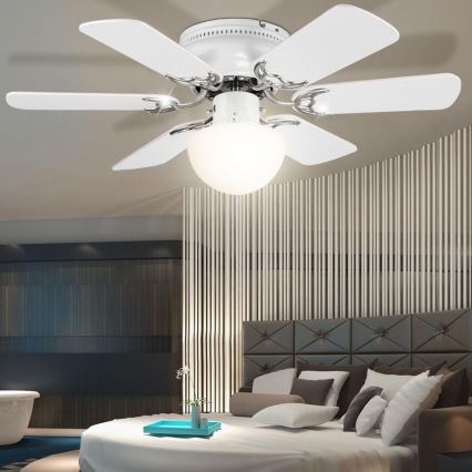 Globo 3070 - Mennyezeti ventilátor FORMENTERA 1xE27/60W/230V