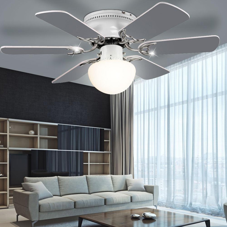 Globo 3070 - Mennyezeti ventilátor FORMENTERA 1xE27/60W/230V