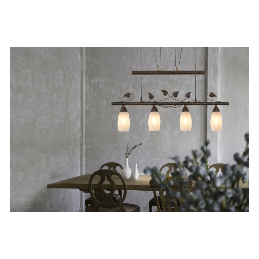 Globo - Csillár zsinóron 4xE14/28W/230V