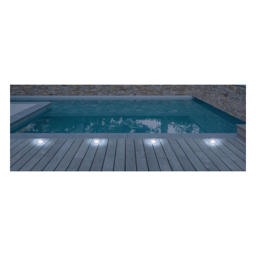 Globo - Bejárati lámpa 1xGU10/40W/230V IP67