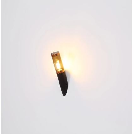 Globo - Kültéri fali lámpa 1xE27/23W/230V IP44 fekete/réz