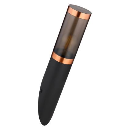 Globo - Kültéri fali lámpa 1xE27/23W/230V IP44 fekete/réz