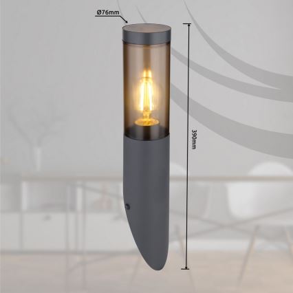 Globo - Kültéri fali lámpa 1xE27/60W/230V IP44