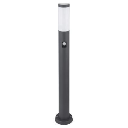 Globo - Kültéri érzékelős lámpa 1xE27/15W/230V IP44 80 cm antracit