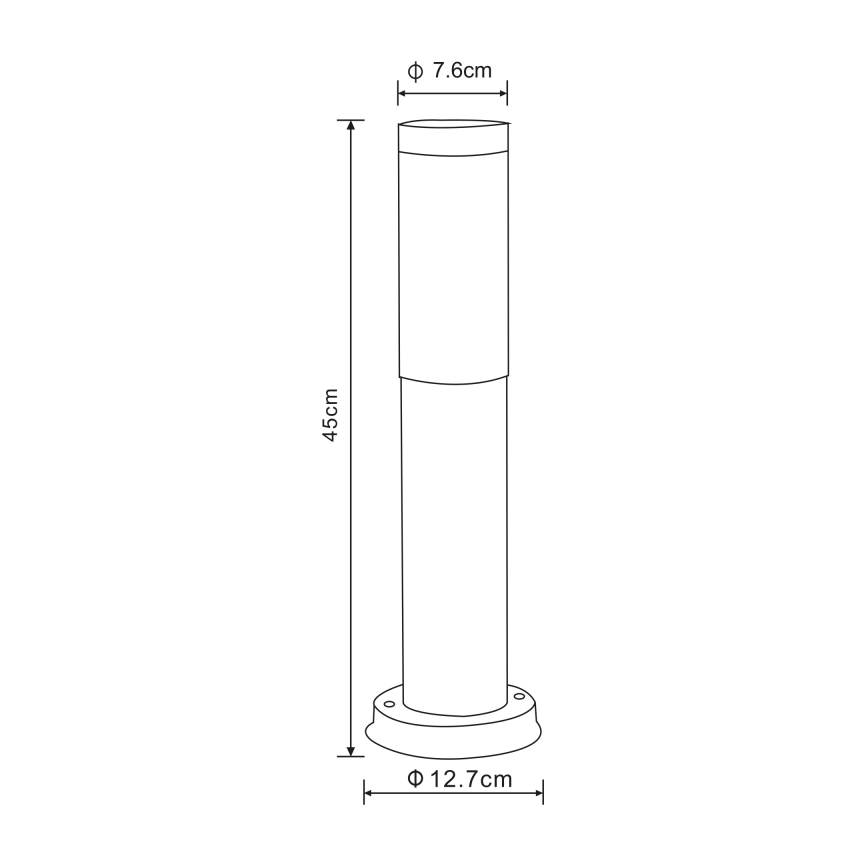 Globo - Kültéri lámpa 1xE27/23W/230V 45 cm IP44