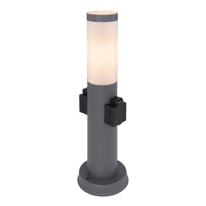 Globo 3158AK - Kültéri lámpa 2 aljzattal BOSTON 1xE27/23W/230V IP44