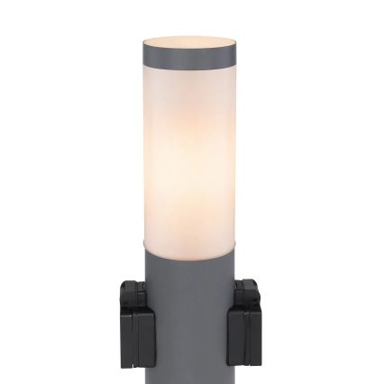 Globo 3158AK - Kültéri lámpa 2 aljzattal BOSTON 1xE27/23W/230V IP44