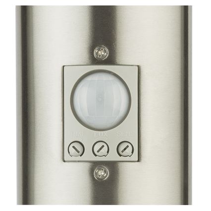 Globo - LED kültéri lámpa érzékelővel és 2 aljzattal LED/9W/230V 60 cm SCHUKO IP44