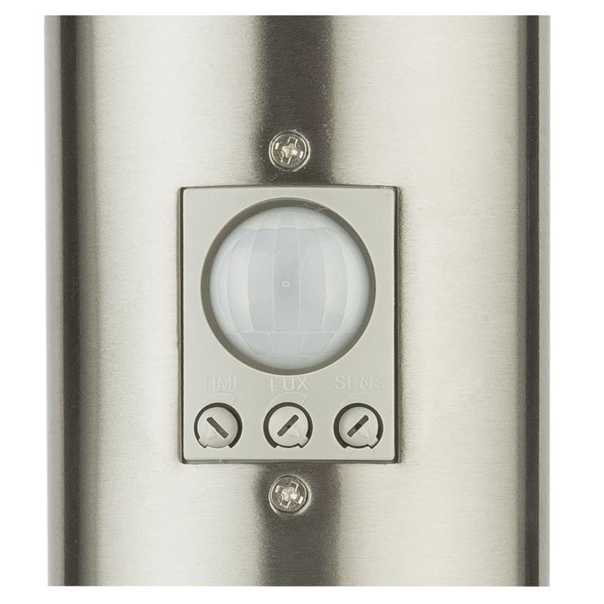 Globo - LED kültéri lámpa érzékelővel és 2 aljzattal LED/9W/230V 60 cm SCHUKO IP44