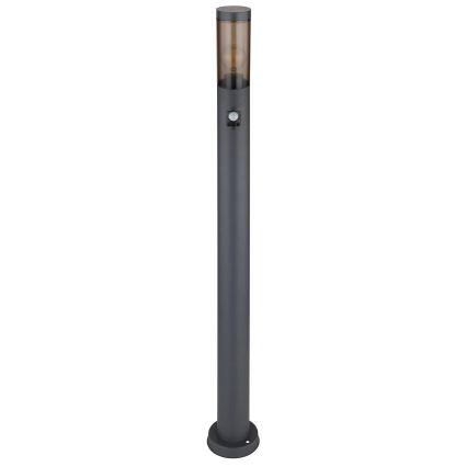 Globo - Kültéri érzékelős lámpa 1xE27/15W/230V IP44 110 cm fekete