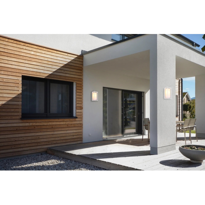 Globo - Kültéri fali lámpa 1xE27/60W/230V IP44 fehér