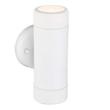 GLOBO 32004-2 - LED Kültéri fali lámpa COTOPA 2xGU10/4W/230V IP44 fehér