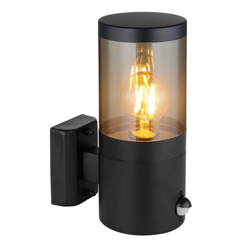Globo fali lámpa érzékelővel 1xE27/60W/230V IP44